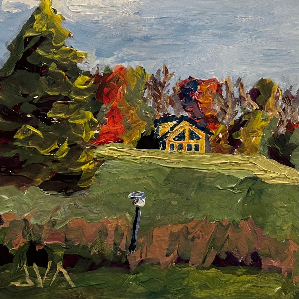 Behind the bird&nbsp;house